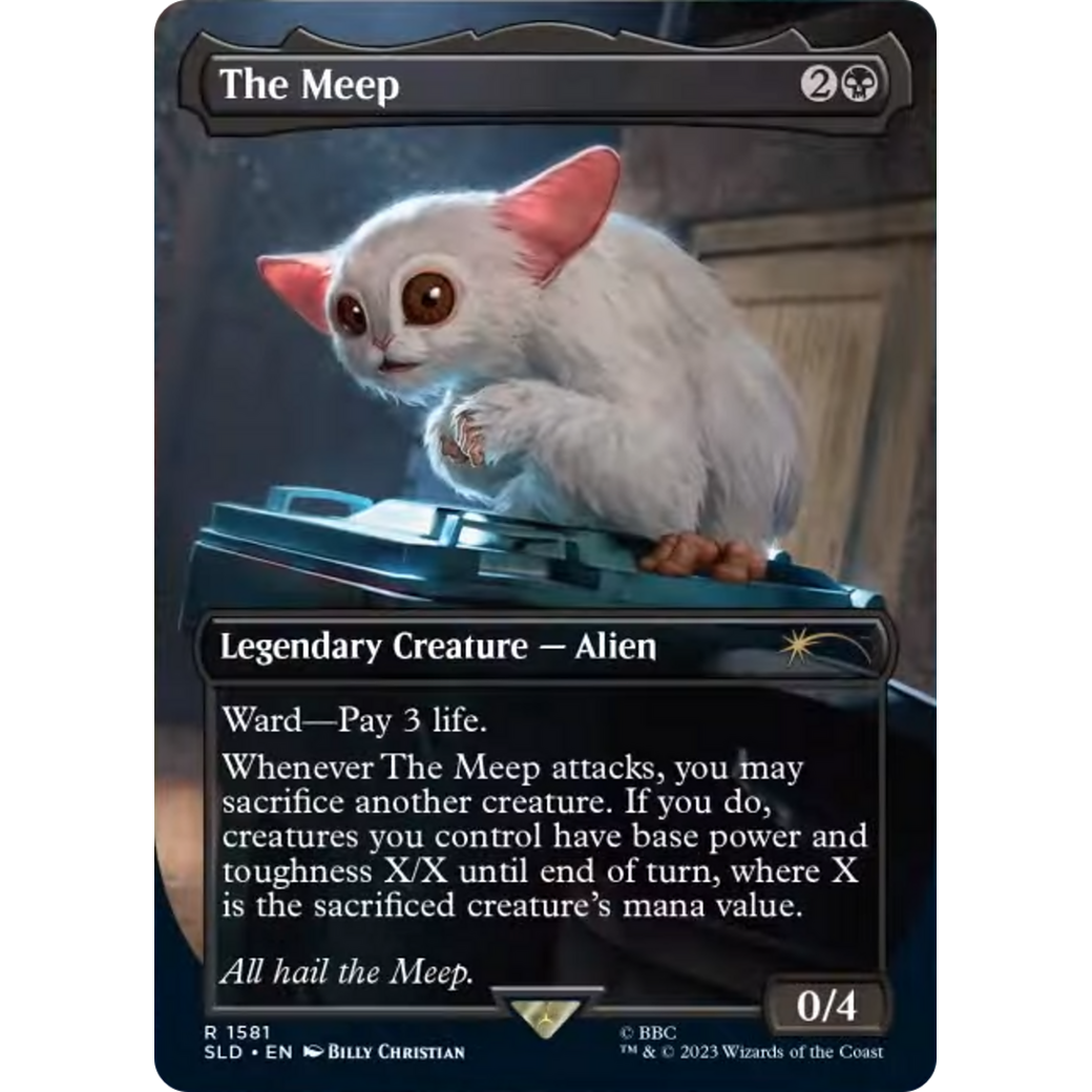 The Meep (SLD-1581) - Secret Lair Drop (Borderless) Foil