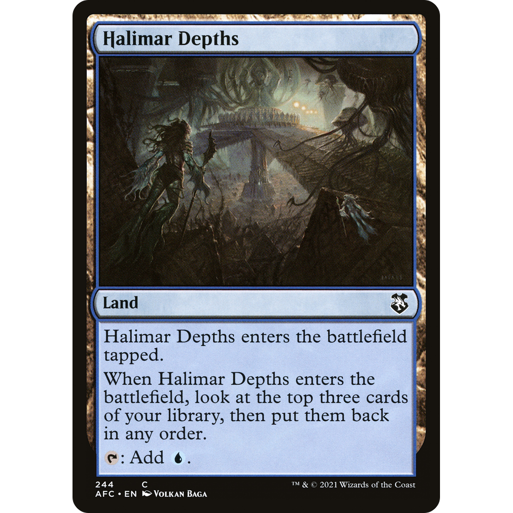 Halimar Depths (AFC-244) - Forgotten Realms Commander