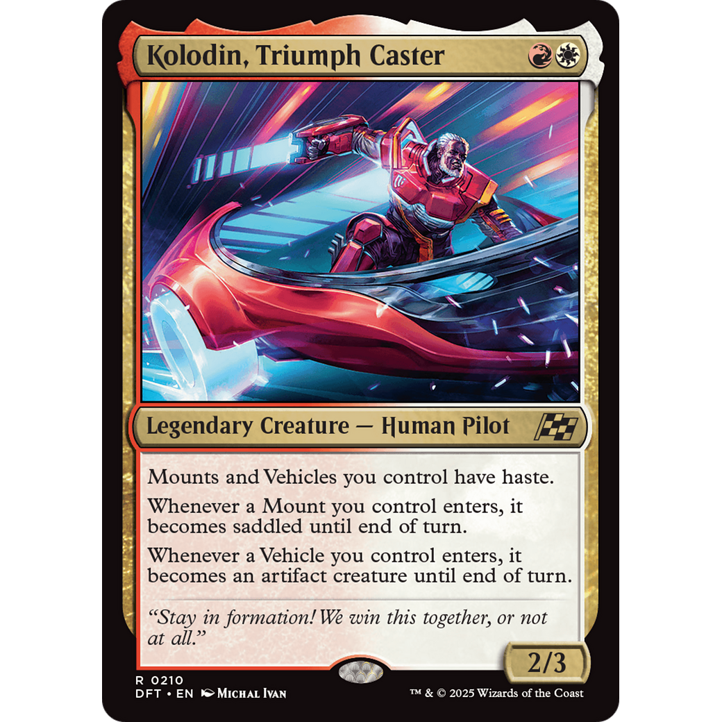 Kolodin, Triumph Caster (DFT-210) - Aetherdrift Foil