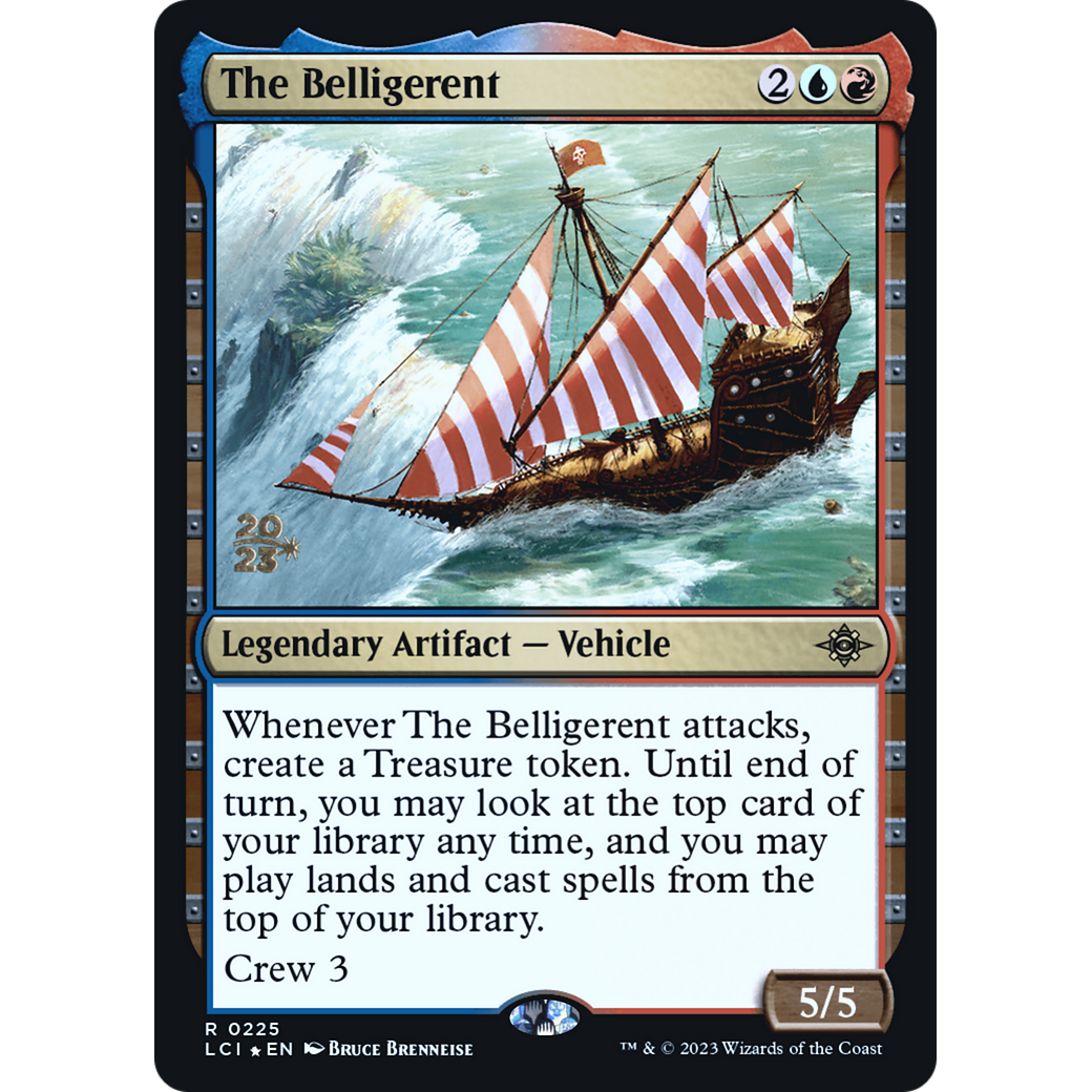 The Belligerent (PRE-225S) - The Lost Caverns of Ixalan Promos Foil