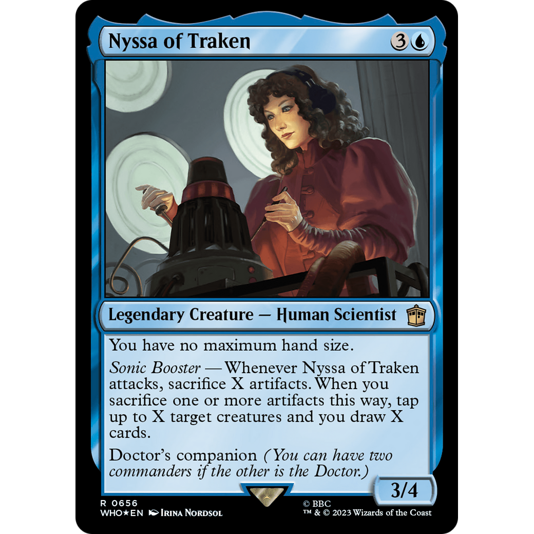 Nyssa of Traken (Surge Foil) (WHO-656) - Doctor Who Foil