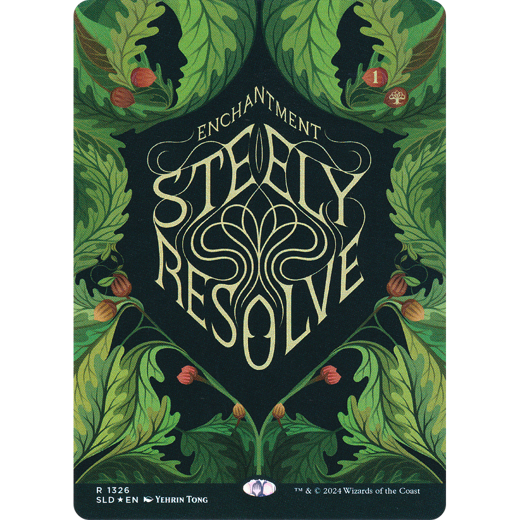 Steely Resolve (SLD-1326) - Secret Lair Drop (Borderless) Foil