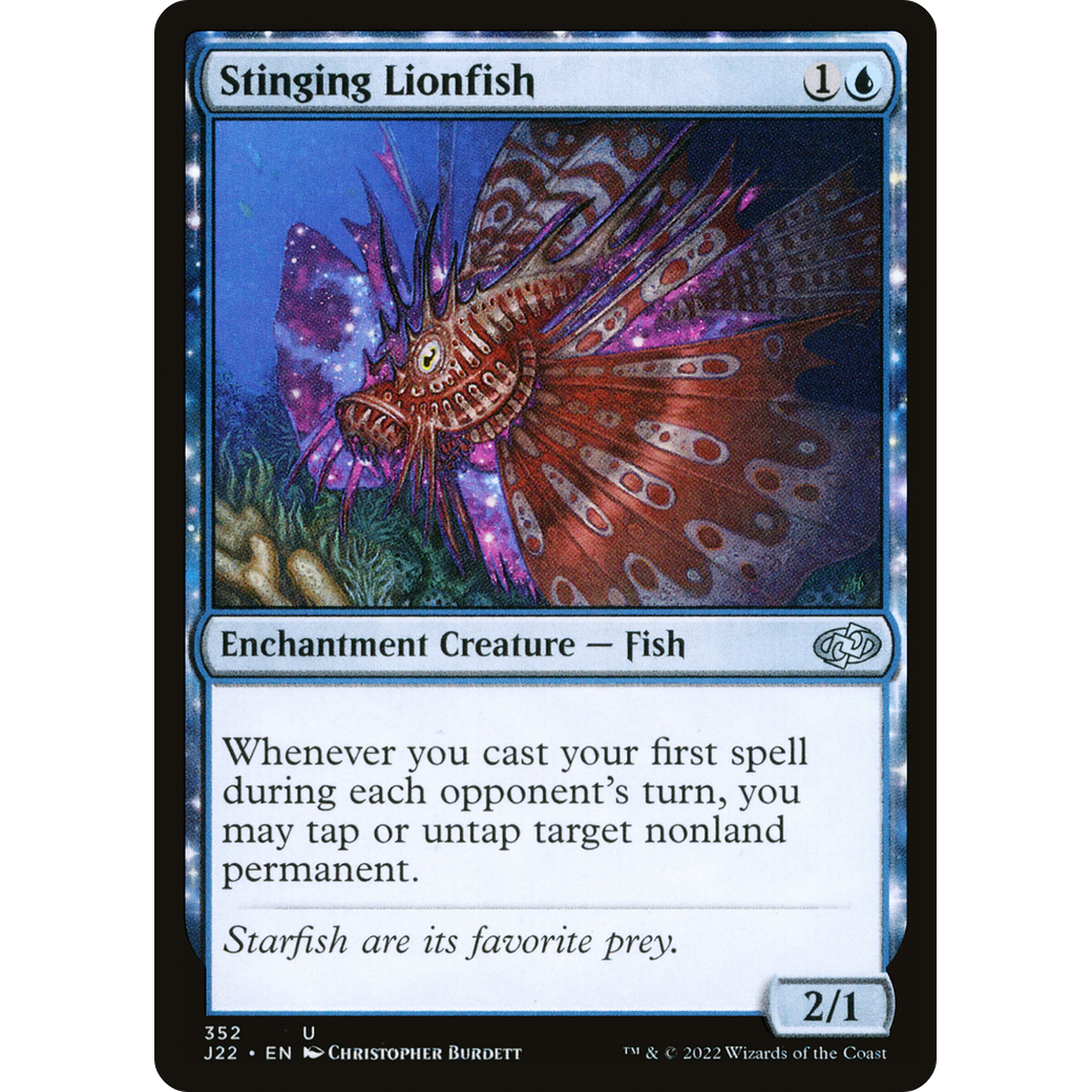 Stinging Lionfish (J22-352) - Jumpstart 2022: (enchantment)