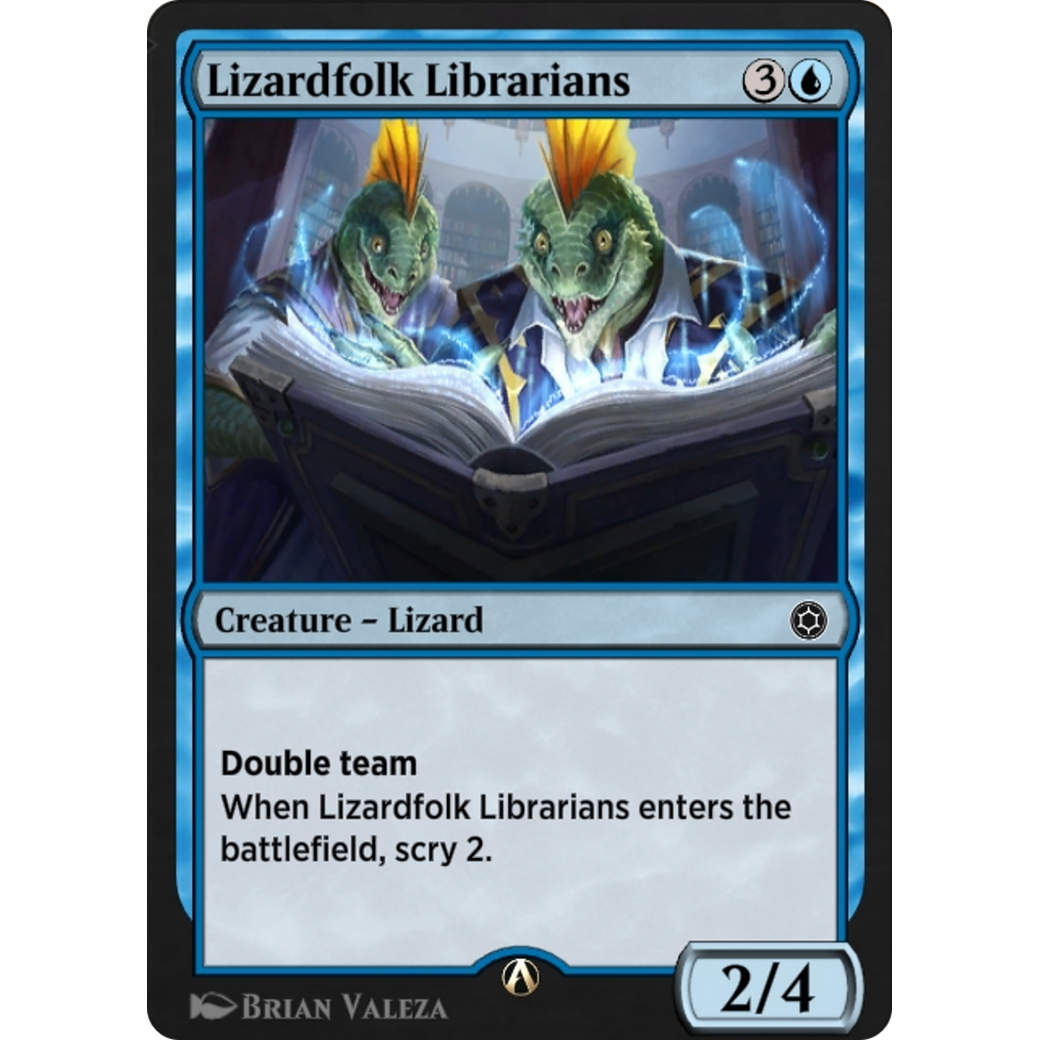 Lizardfolk Librarians (HBG-035) - Alchemy Horizons: Baldur's Gate