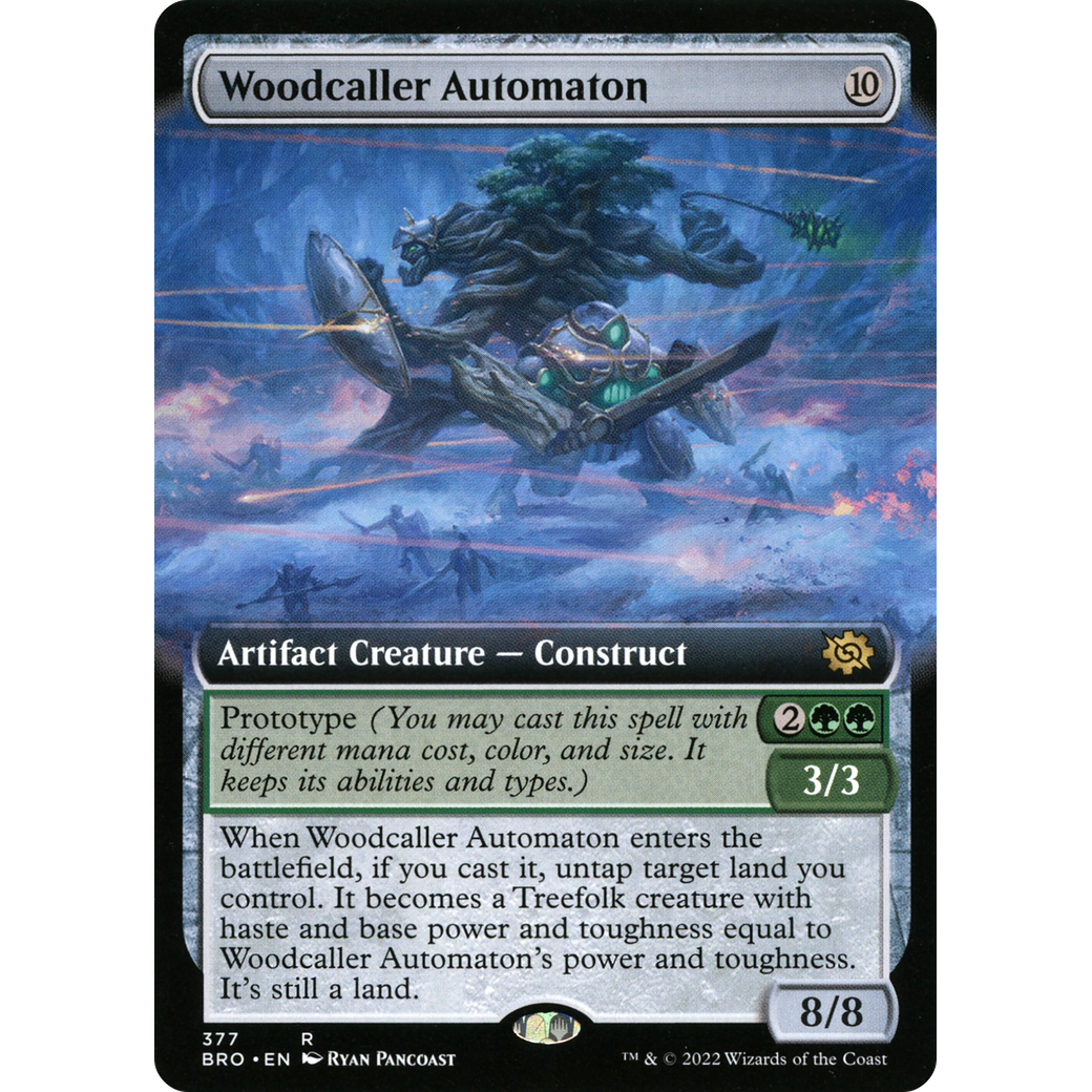 Woodcaller Automaton (Extended Art) (BRO-377) - The Brothers' War: (Extended Art)