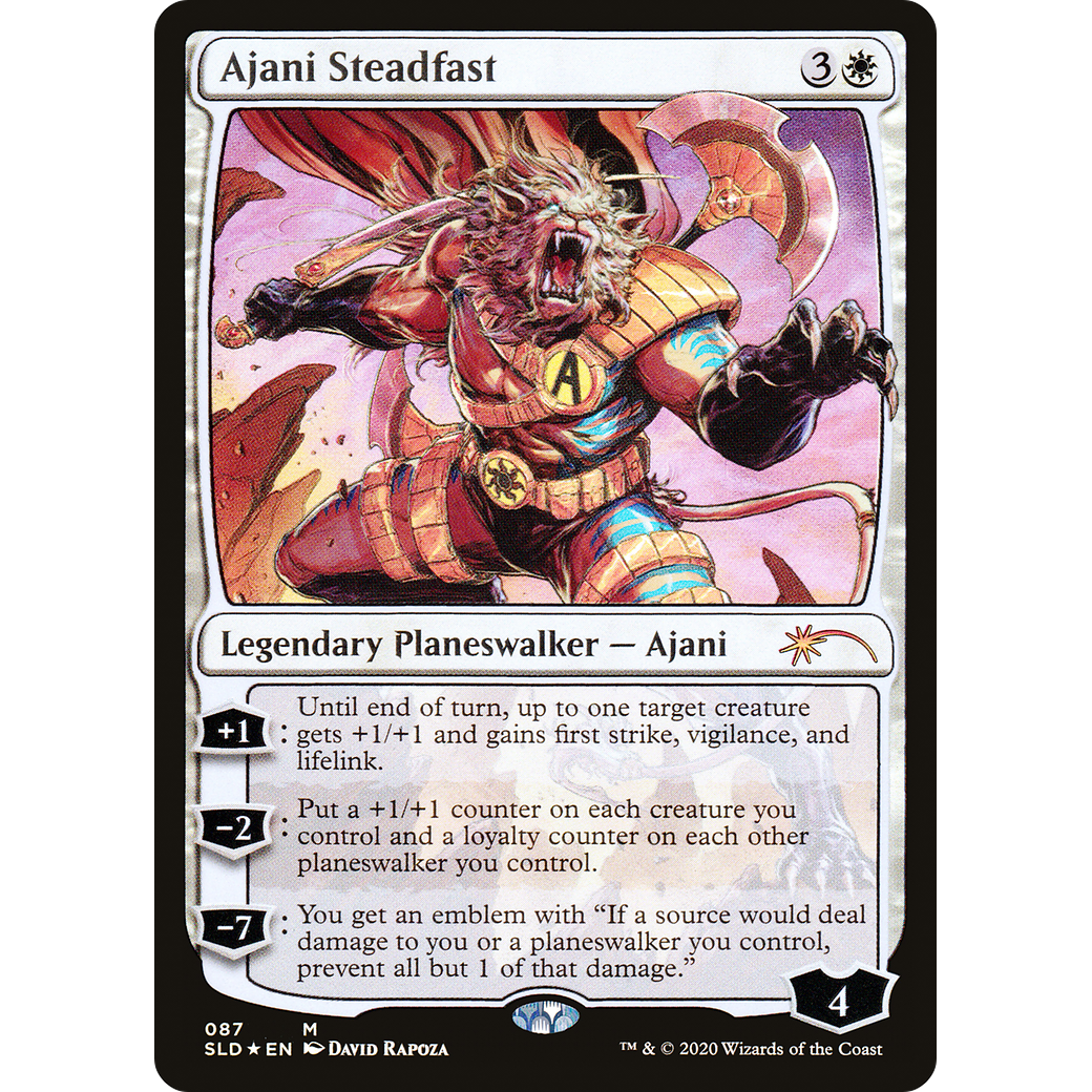 Ajani Steadfast (SLD-087) - Secret Lair Drop Foil