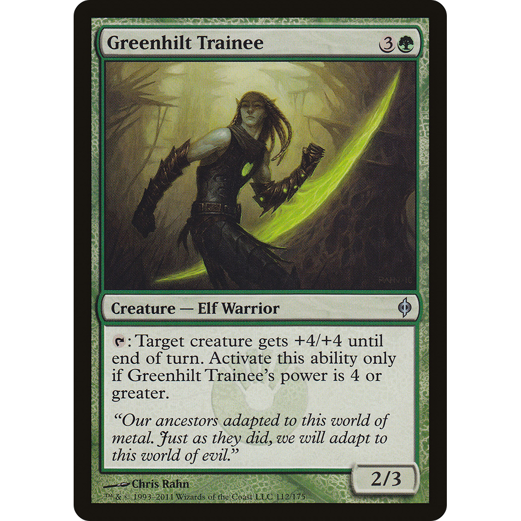 Greenhilt Trainee (NPH-112) - New Phyrexia
