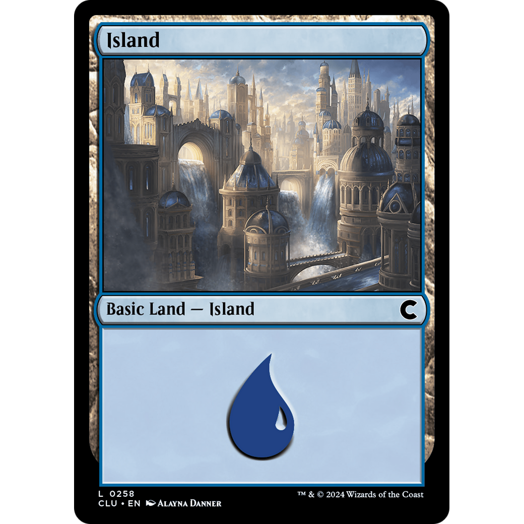 Island (0258) (CLU-258) - Ravnica: Clue Edition