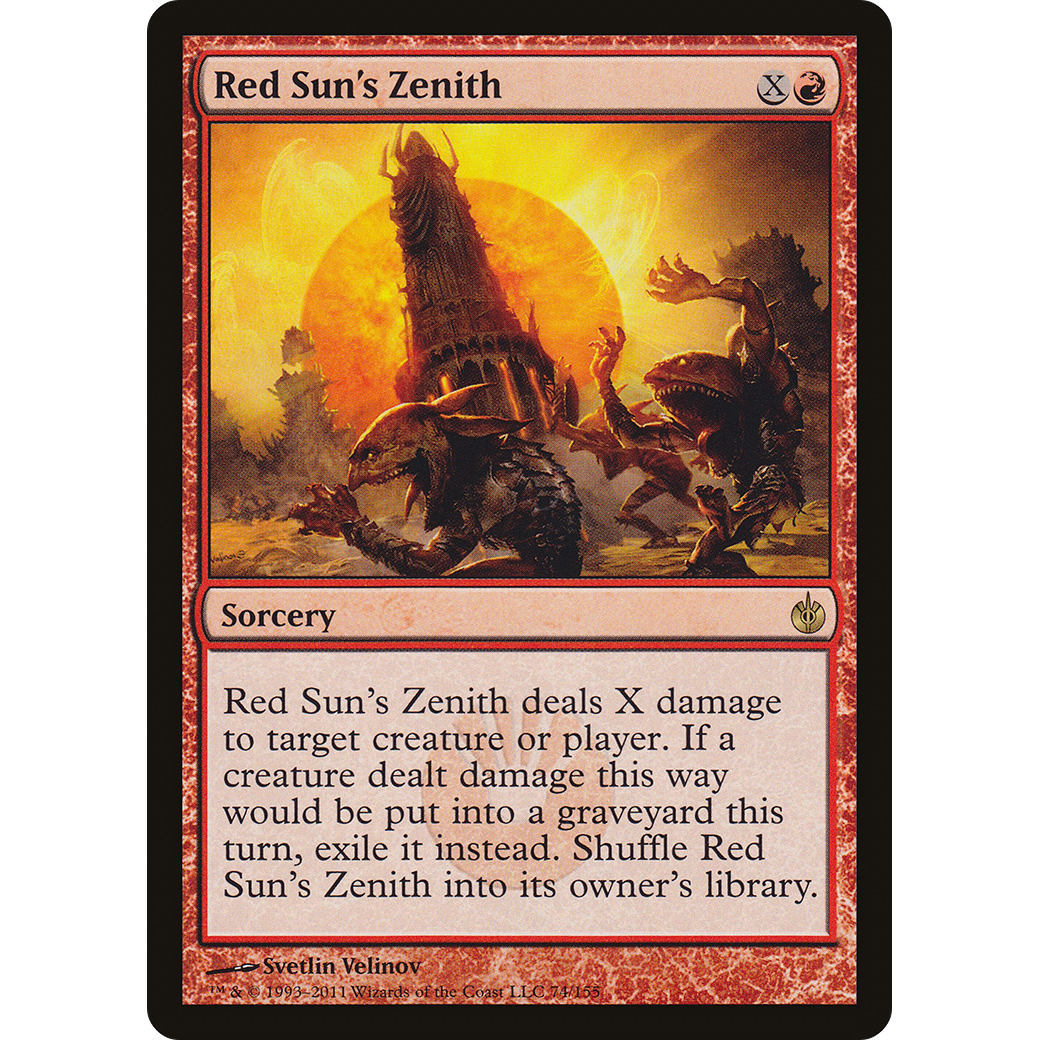 Red Sun's Zenith (MBS-074) - Mirrodin Besieged Foil