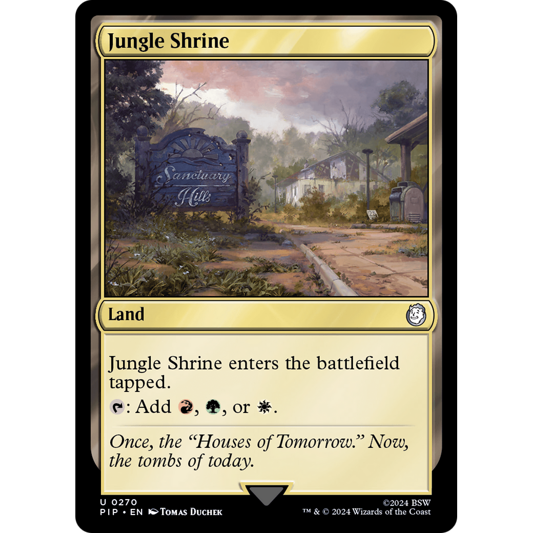 Jungle Shrine (PIP-270) - Fallout Foil