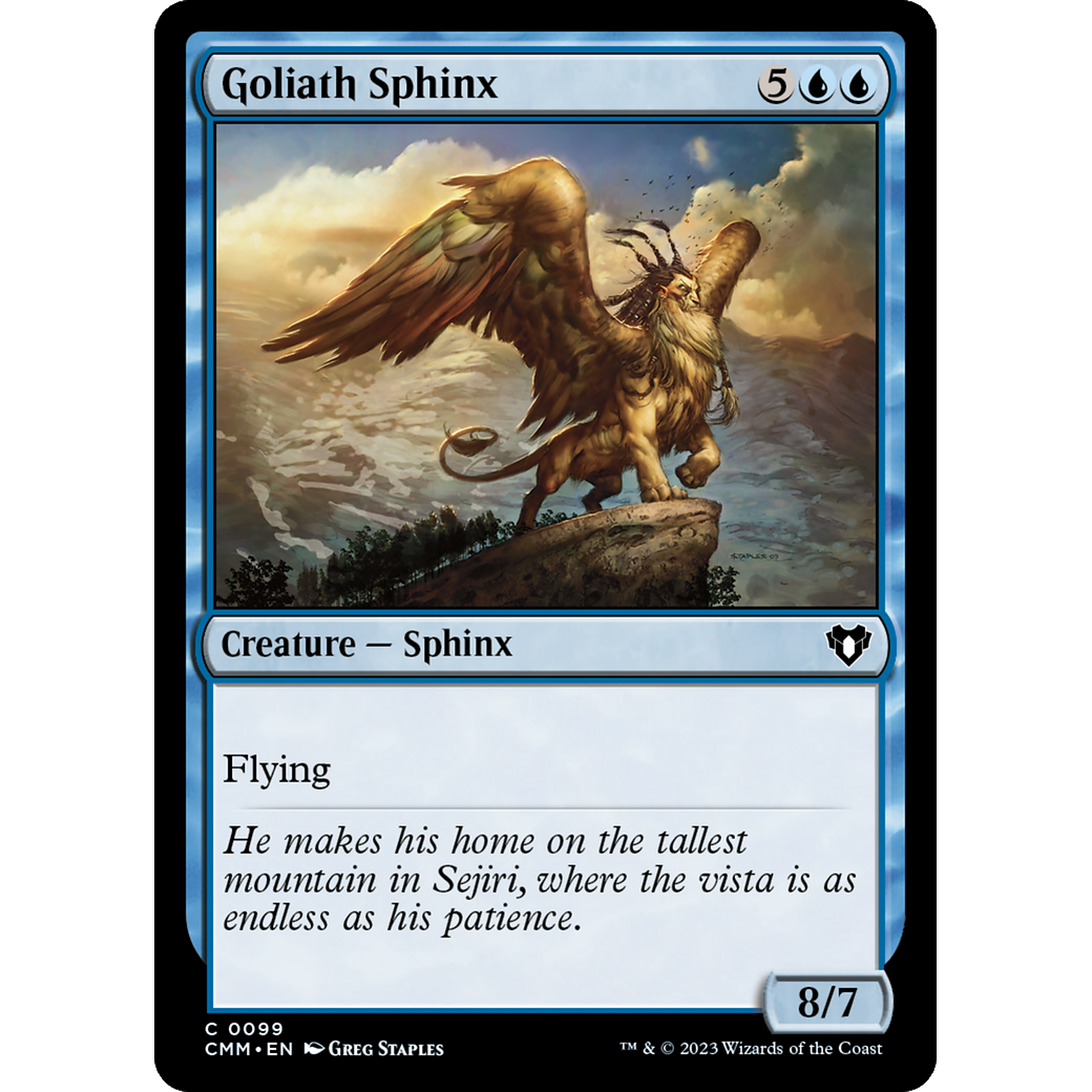 Goliath Sphinx (CMM-099) - Commander Masters Foil