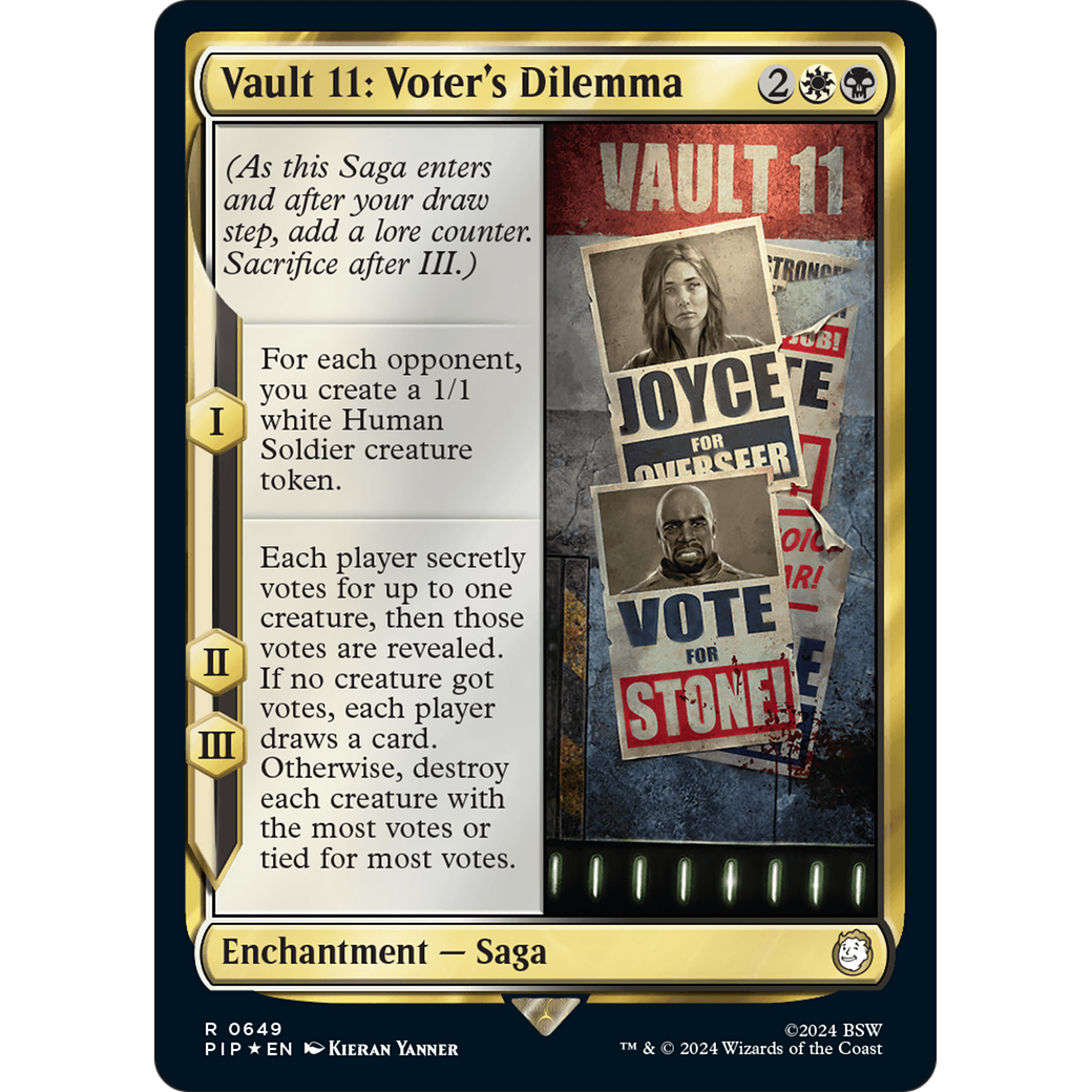 Vault 11: Voter's Dilemma (PIP-649) - Fallout Foil