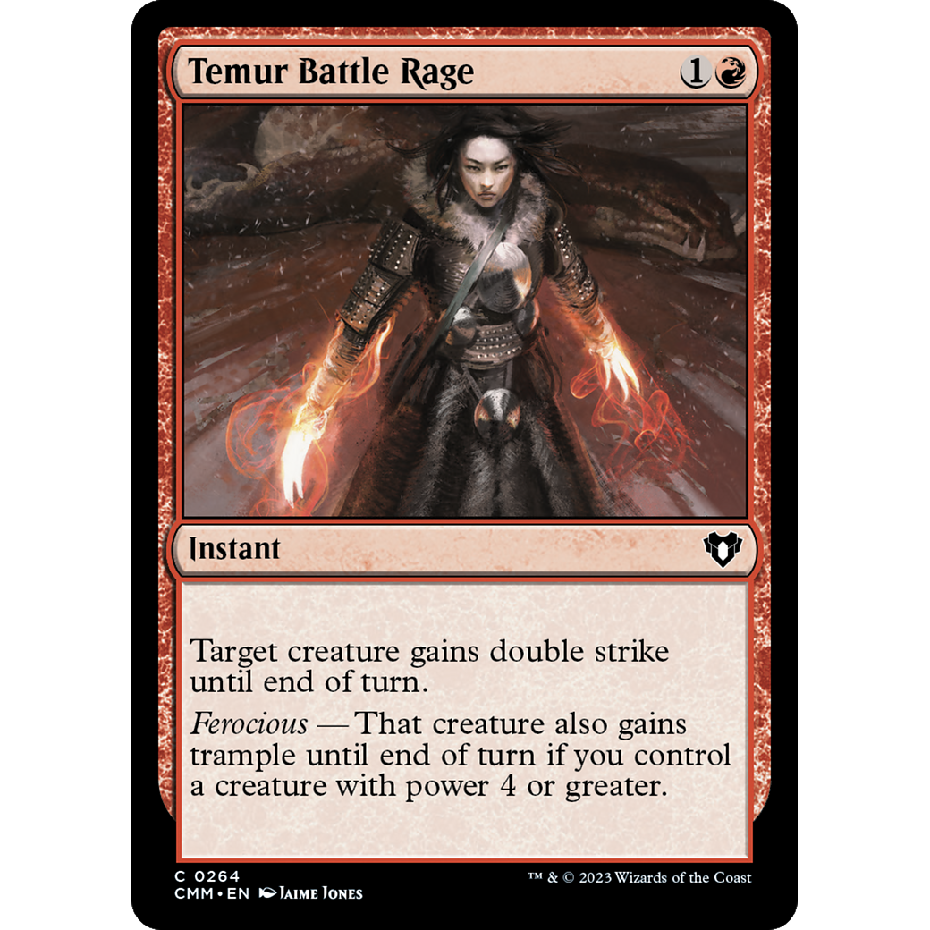 Temur Battle Rage (CMM-264) - Commander Masters