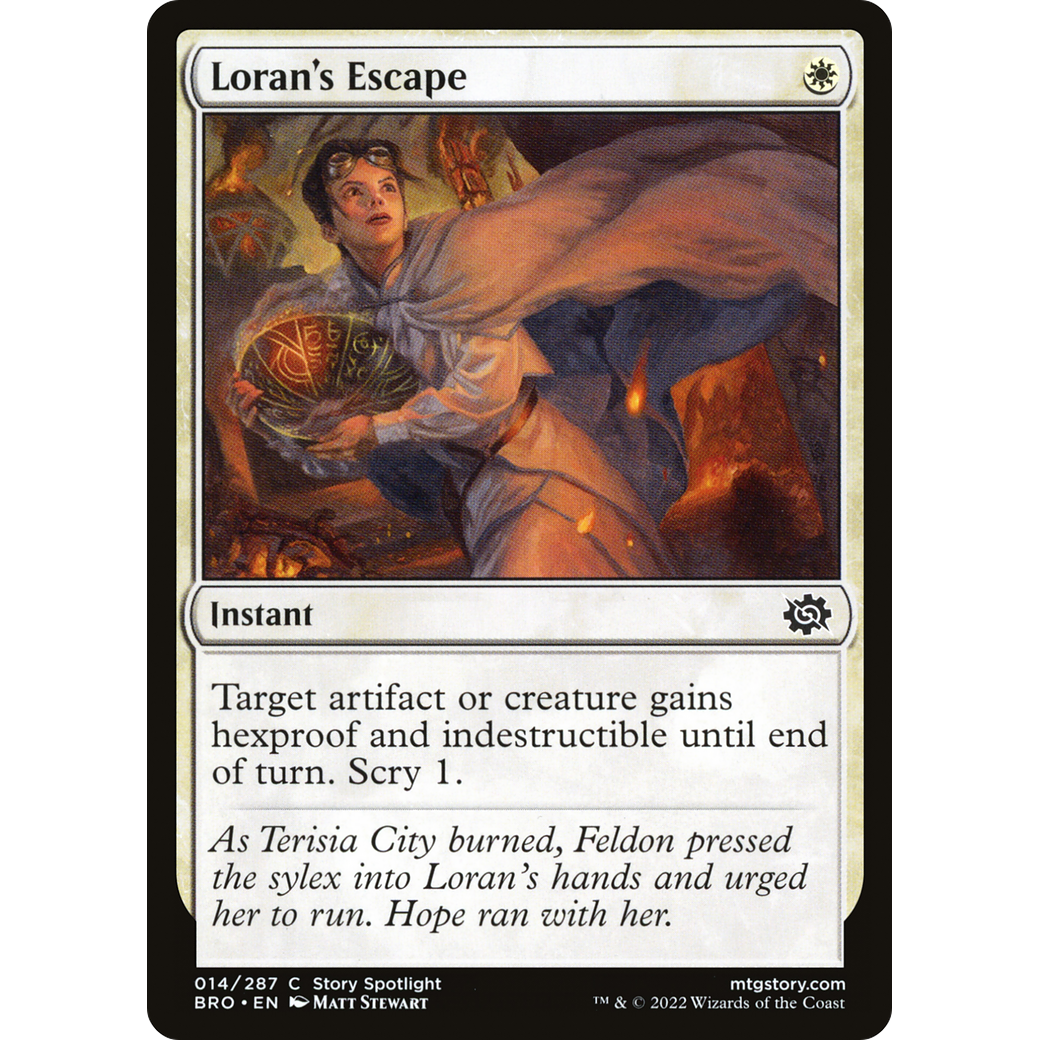 Loran's Escape (BRO-014) - The Brothers' War Foil