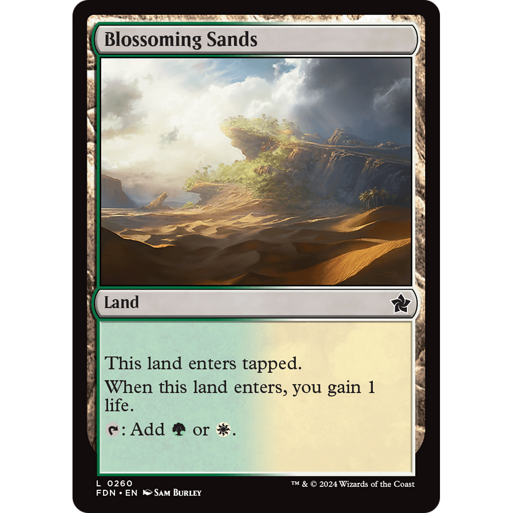 Blossoming Sands (FDN-260) - Foundations Foil