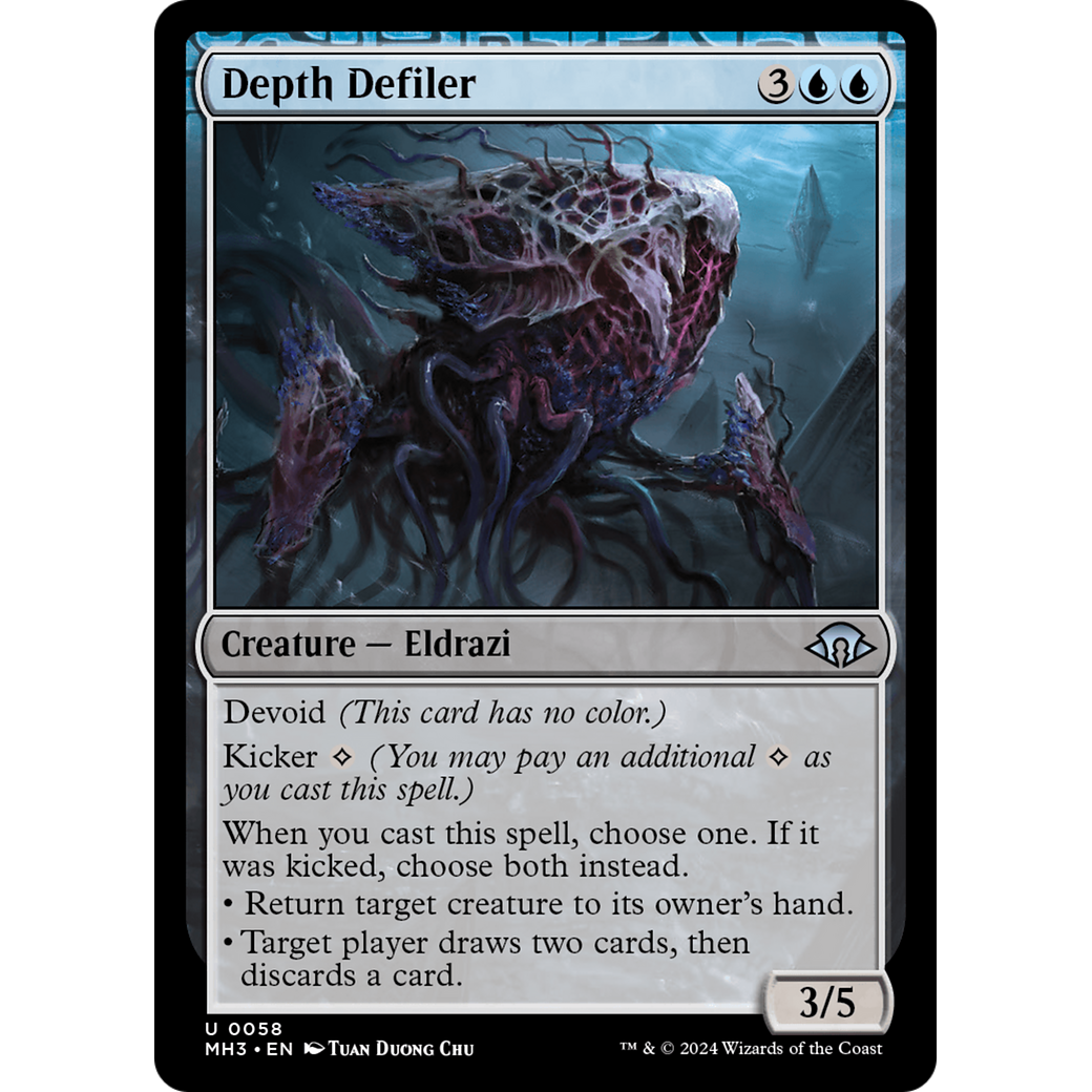Depth Defiler (MH3-058) - Modern Horizons 3: (devoid)