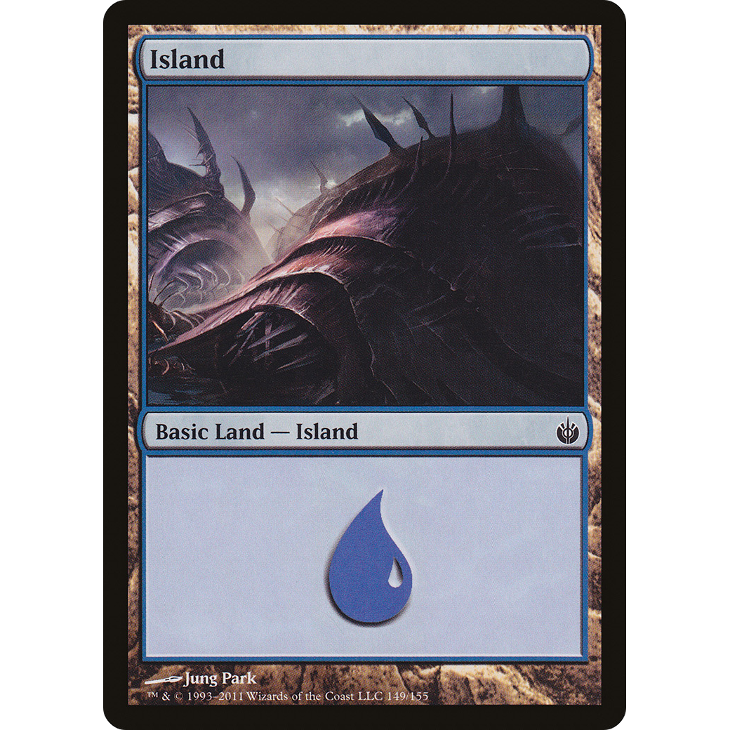 Island (149) (MBS-149) - Mirrodin Besieged Foil