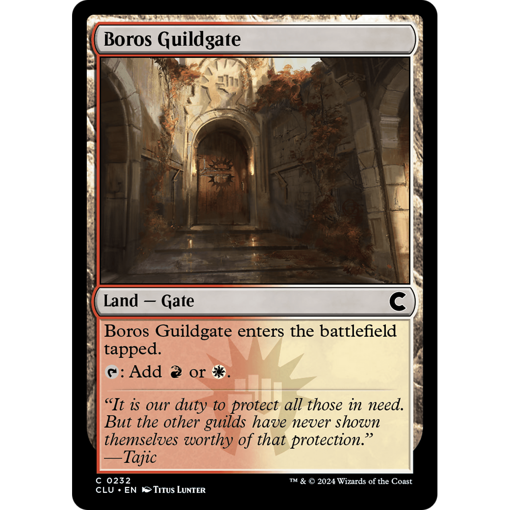 Boros Guildgate (CLU-232) - Ravnica: Clue Edition