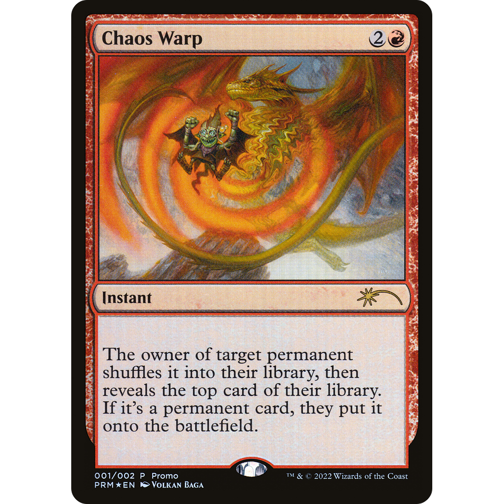 Chaos Warp (WPN-001) - Wizards Play Network 2024 Foil