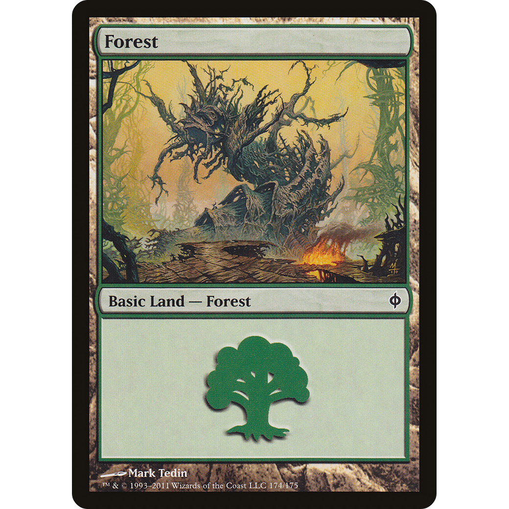Forest (174) (NPH-174) - New Phyrexia Foil