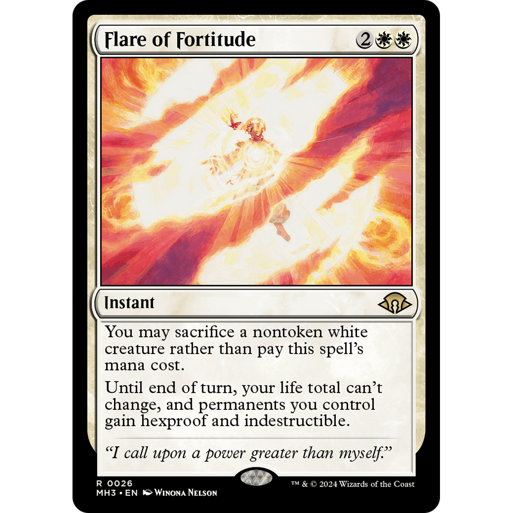 Flare of Fortitude (MH3-026) - Modern Horizons 3 Foil