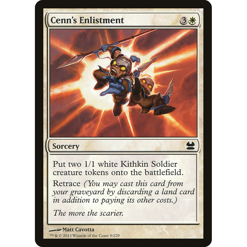 Cenn's Enlistment (MMA-009) - Modern Masters Foil