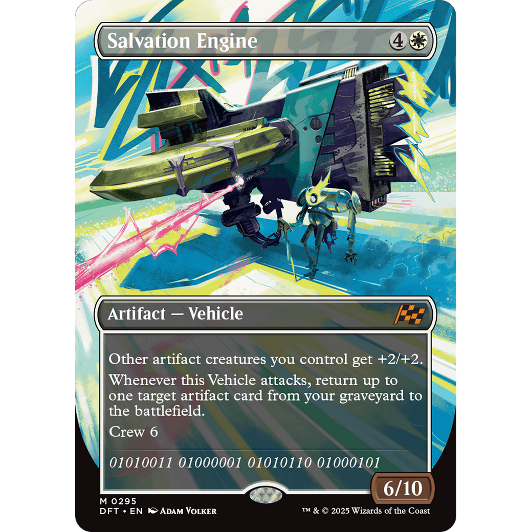 Salvation Engine (DFT-295) - Aetherdrift (Borderless) Foil