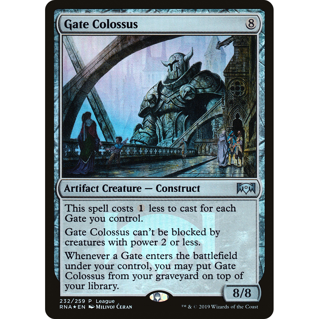 Gate Colossus (LEP-232) - Ravnica Allegiance Promos Foil