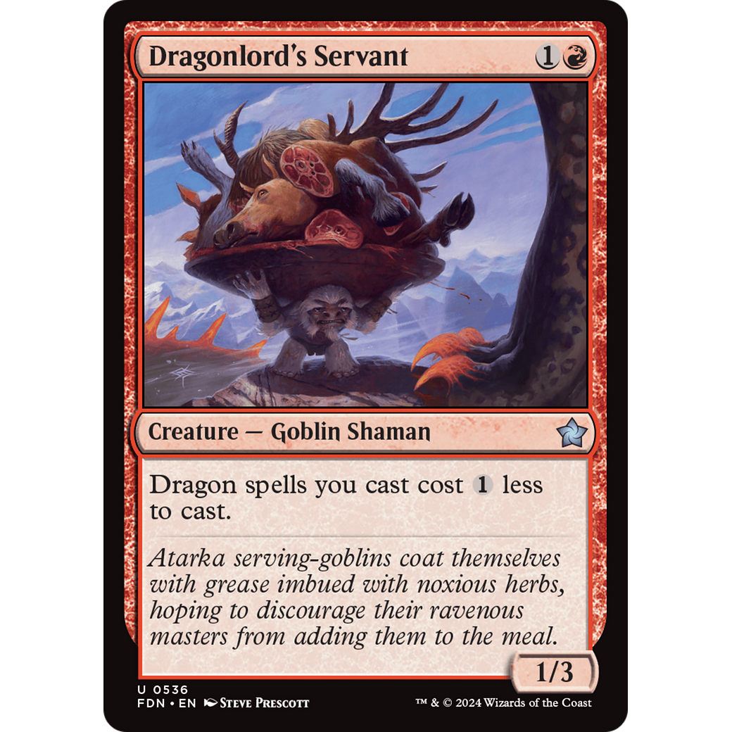 Dragonlord's Servant (FDN-536) - Foundations