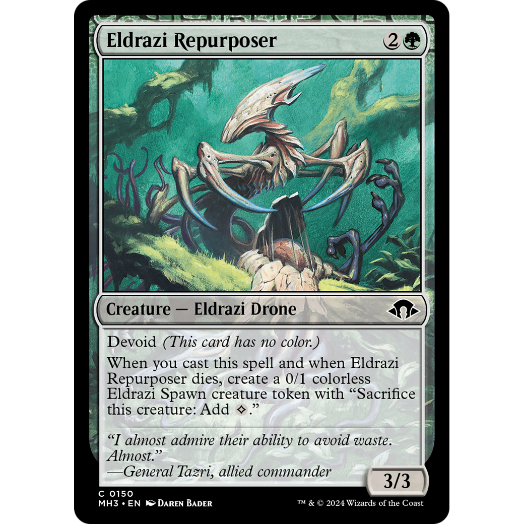 Eldrazi Repurposer (MH3-150) - Modern Horizons 3: (devoid) Foil