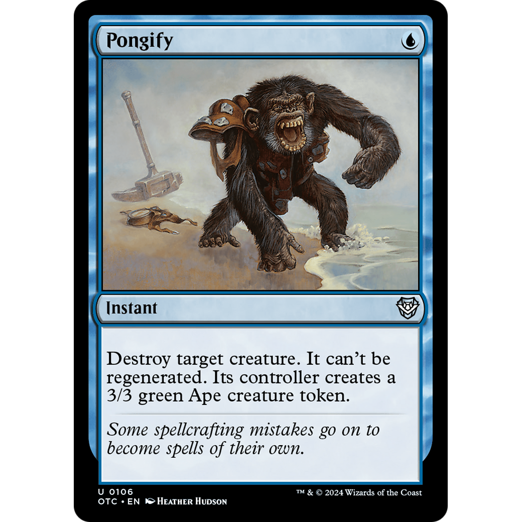 Pongify (OTC-106) - Outlaws of Thunder Junction Commander