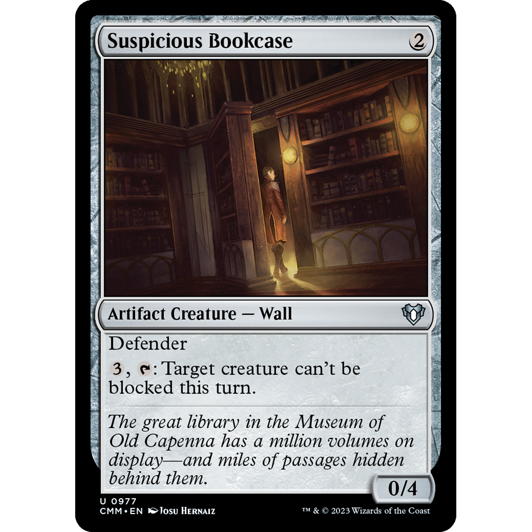Suspicious Bookcase (CMM-977) - Commander Masters