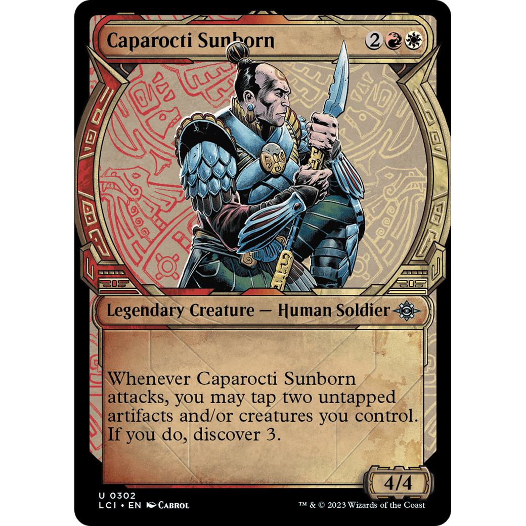 Caparocti Sunborn (LCI-302) - The Lost Caverns of Ixalan: (Showcase) Foil