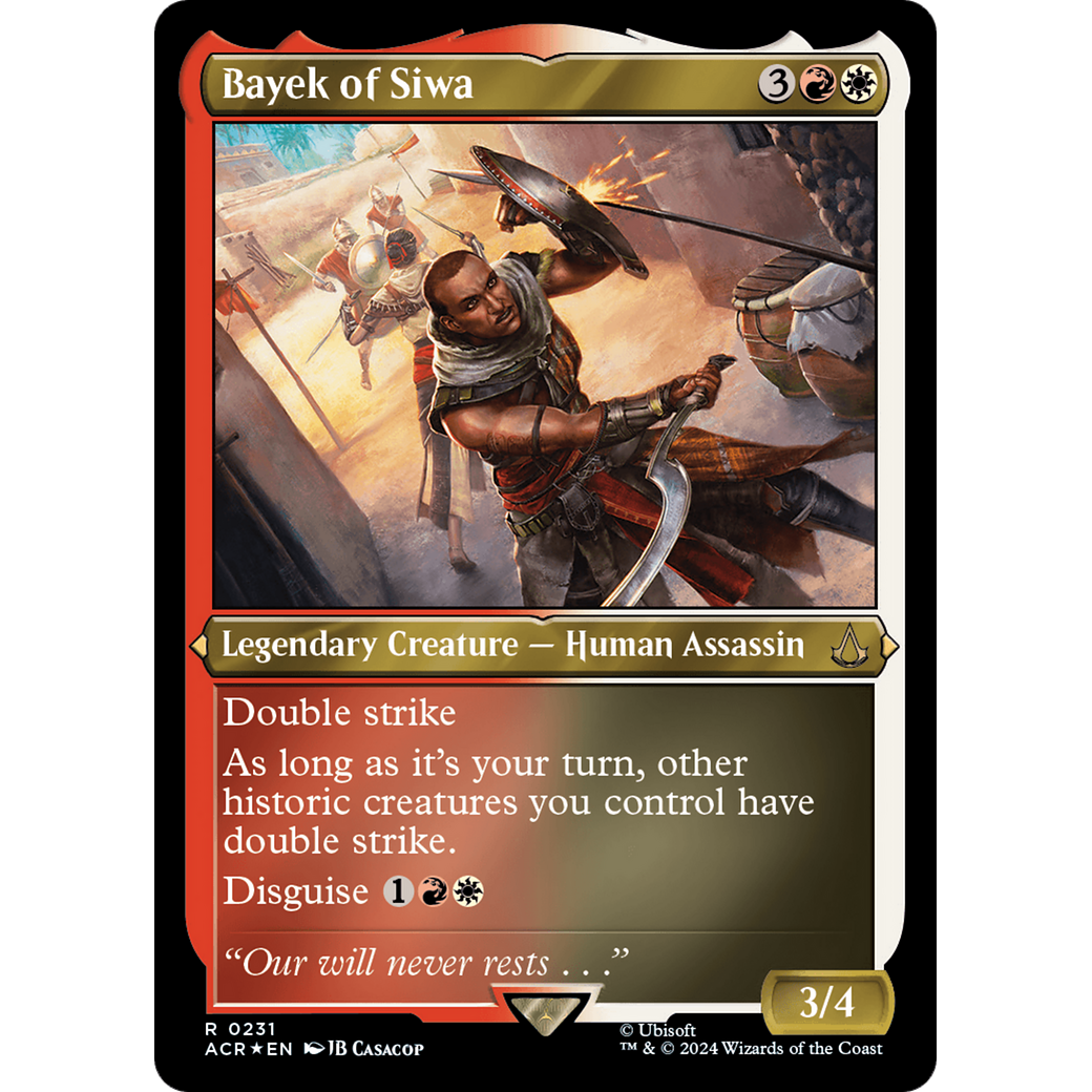 Bayek of Siwa (ACR-231) - Assassin's Creed Etched Foil
