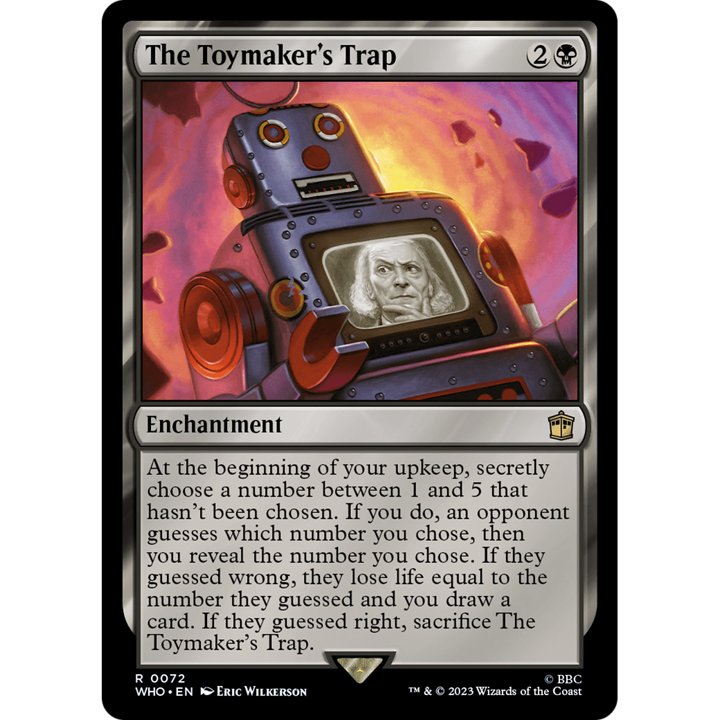 The Toymaker's Trap (WHO-072) - Doctor Who Foil