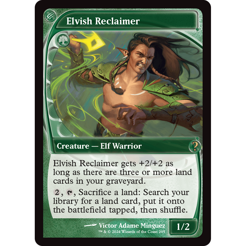 Elvish Reclaimer (Future Sight) (MB2-205) - Mystery Booster 2
