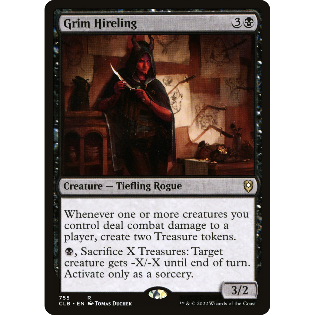 Grim Hireling (CLB-755) - Commander Legends: Battle for Baldur's Gate