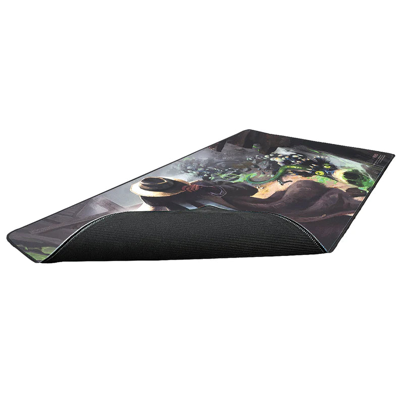 Magic The Gathering: Universes Beyond - Fallout: Mysterious Stranger Black Stitched Playmat