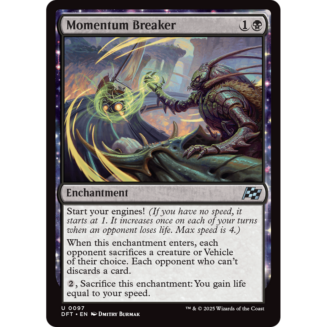 Momentum Breaker (DFT-097) - Aetherdrift: (enchantment) Foil