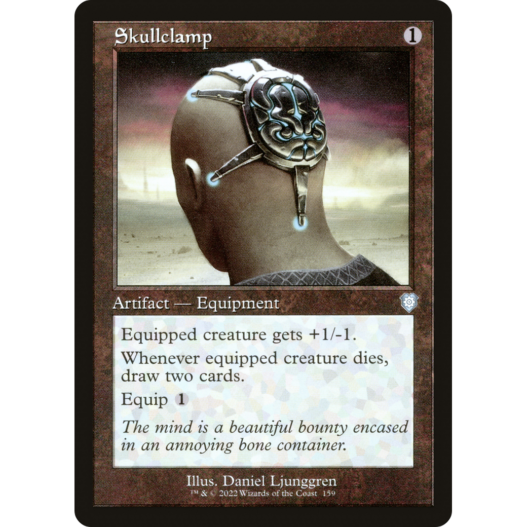 Skullclamp (Retro Frame) (BRC-159) - The Brothers' War Commander