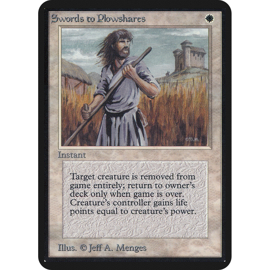 Swords to Plowshares (LEA-) - Limited Edition Alpha