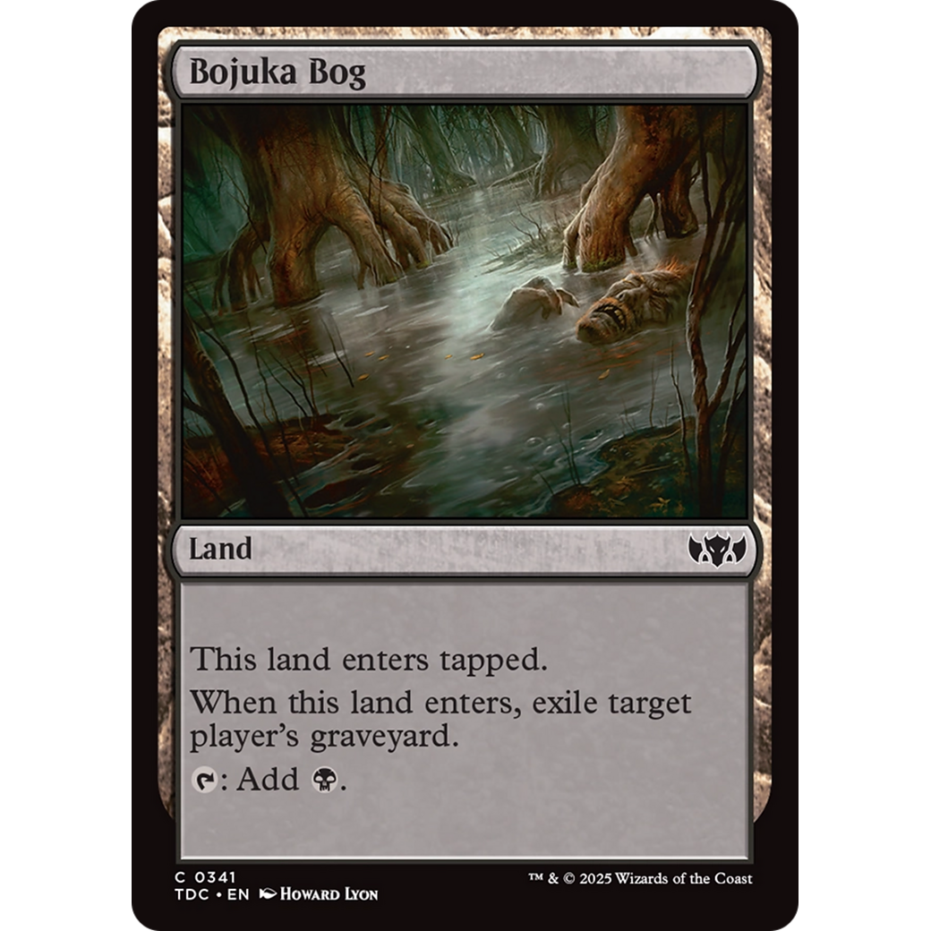 Bojuka Bog (TDC-341) - Commander: Tarkir: Dragonstorm