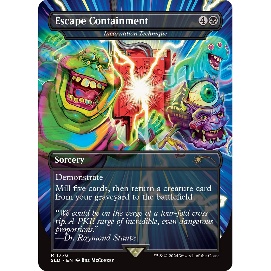 Escape Containment - Incarnation Technique (SLD-1776) - Secret Lair Drop / Escape Containment (Borderless)