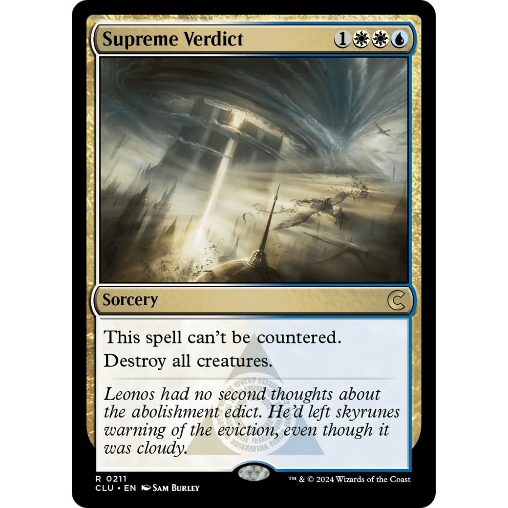 Supreme Verdict (CLU-211) - Ravnica: Clue Edition