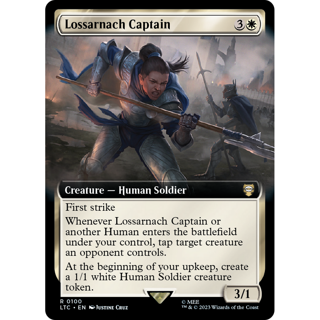 Lossarnach Captain (Extended Art) (LTC-100) - Tales of Middle-earth Commander: (Extended Art) Foil