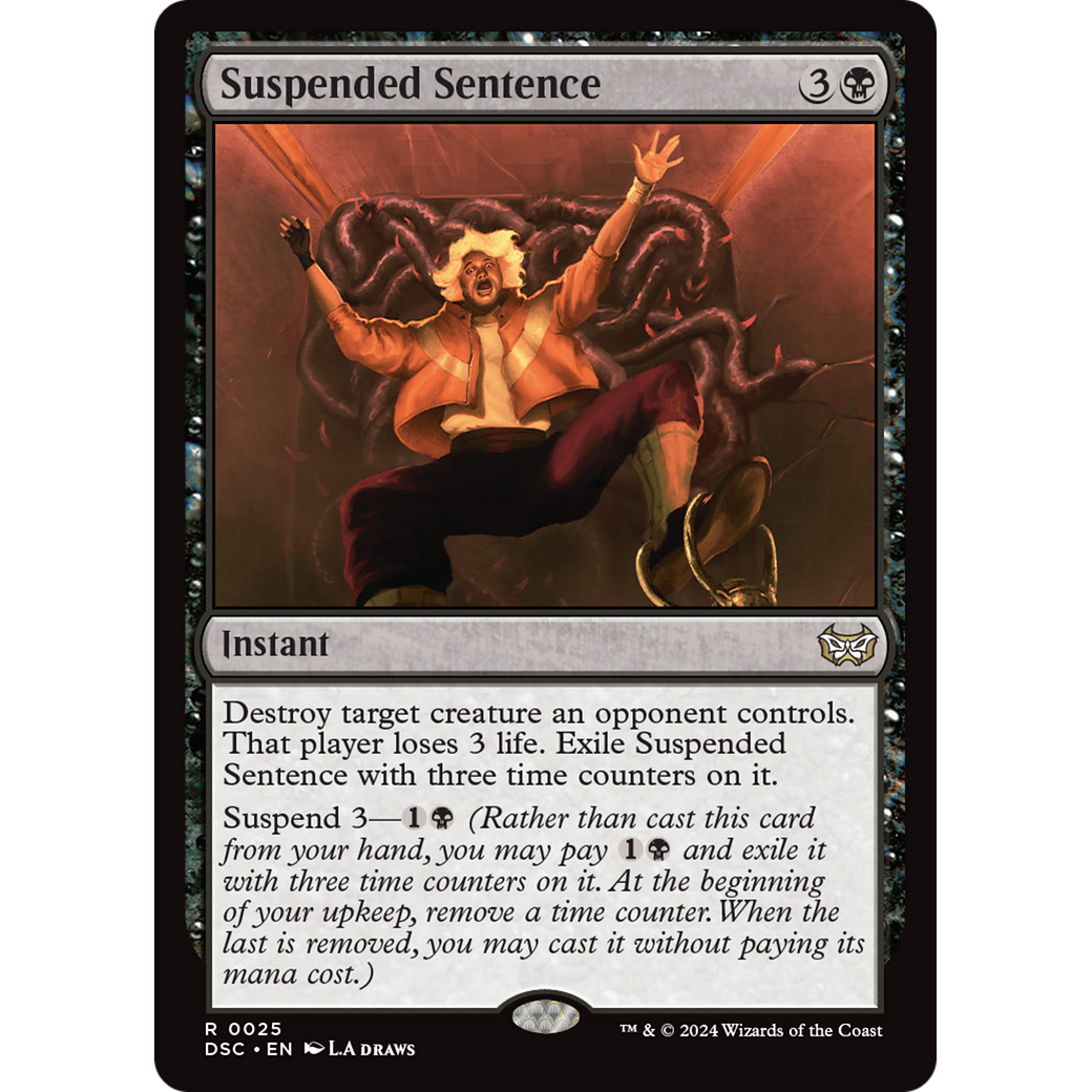 Suspended Sentence (DSC-025) - Duskmourn: House of Horror Commander