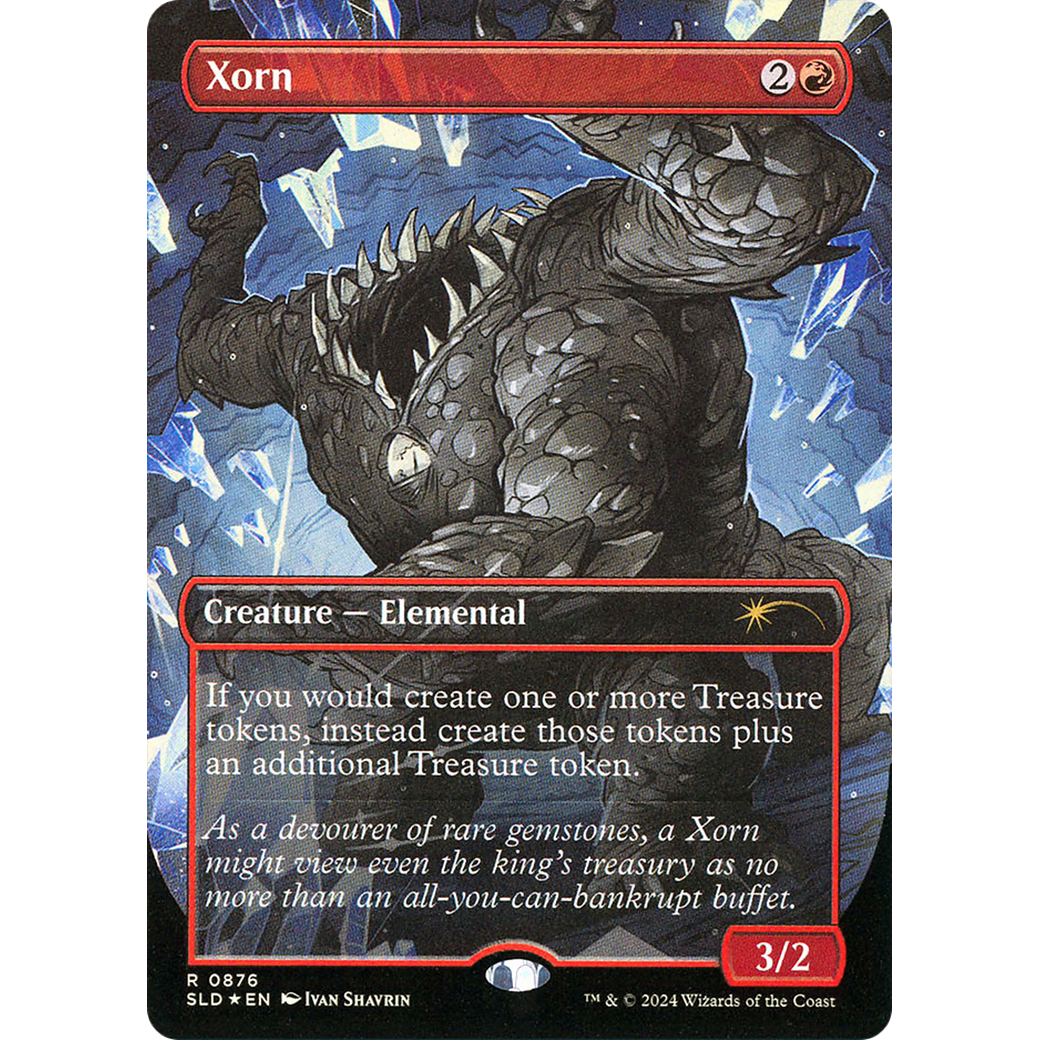 Xorn (0876) (Rainbow Foil) (SLD-876) - Secret Lair Drop (Borderless) Foil