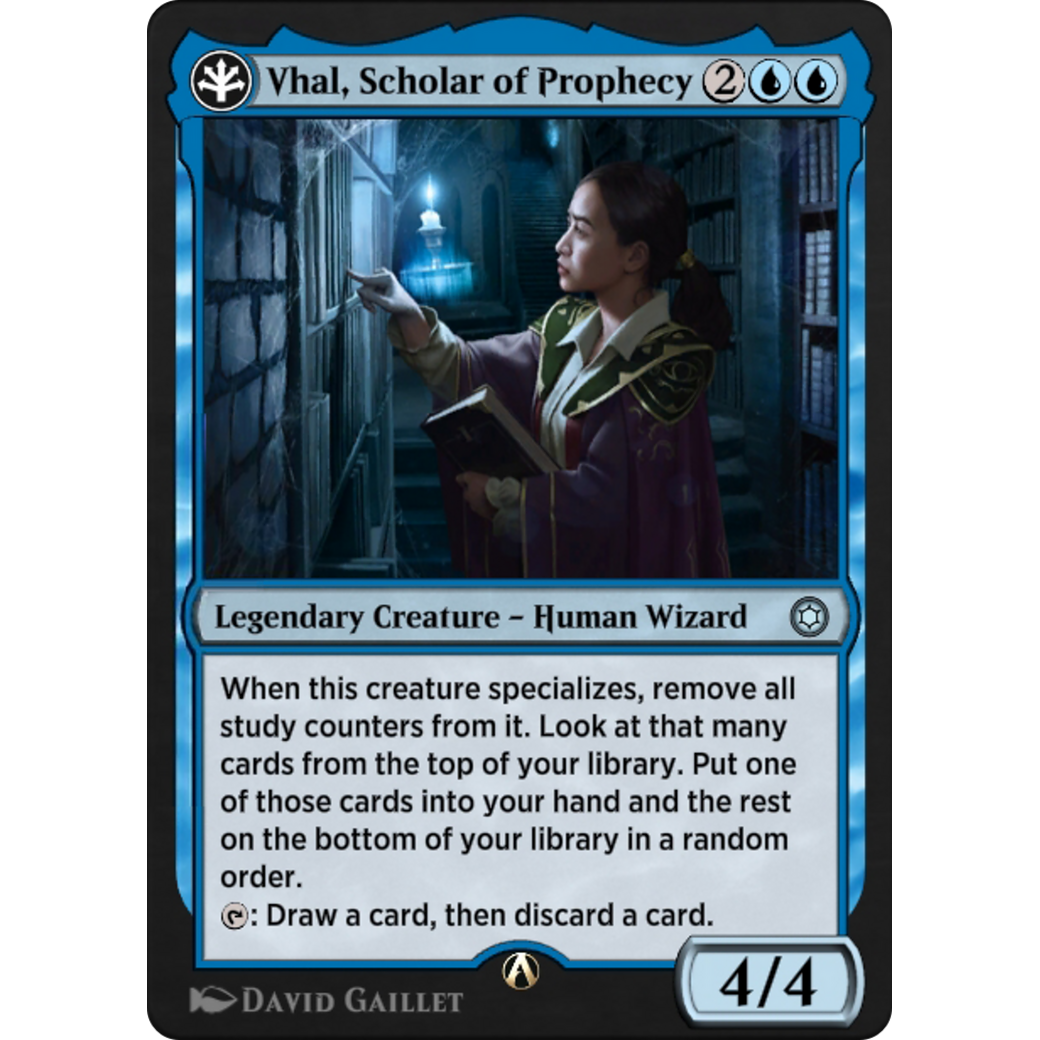 Vhal, Scholar of Prophecy (HBG-08U) - Alchemy Horizons: Baldur's Gate