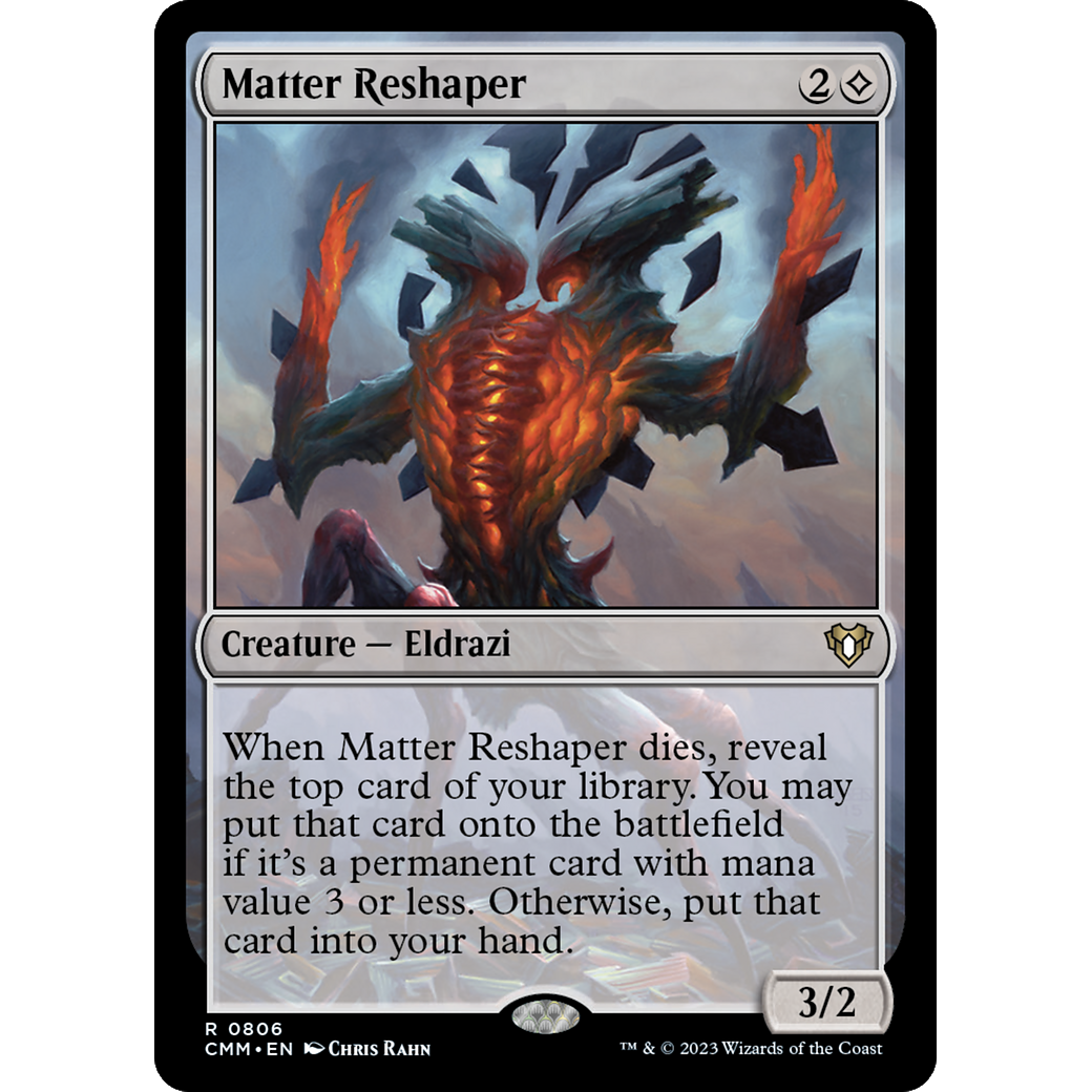 Matter Reshaper (CMM-806) - Commander Masters