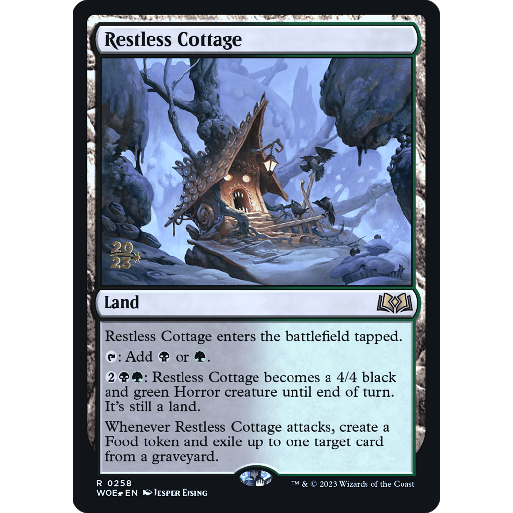 Restless Cottage (PRE-258S) - Wilds of Eldraine Promos Foil